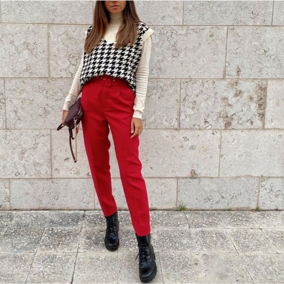 ZARA 2 Piece Lapeless Blazer And Pants Set - Picture 3 of 4